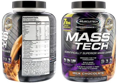 אבקה לעלייה במסה MASS-TECH מבית MuscleTech