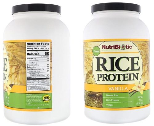 אבקת חלבון אורז של חברת Nutribiotic