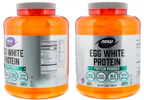 אבקת חלבון ביצה של NOW Foods