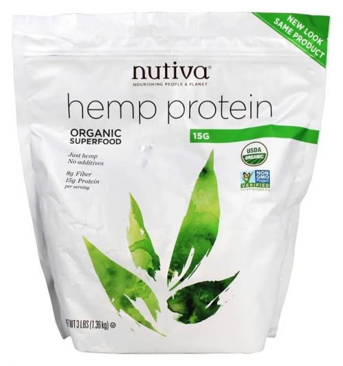 אבקת חלבון המפ (קנאביס): חלבון המפ של חברת Nutiva