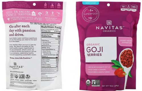 תוסף גוג’י ברי של Navitas Organics