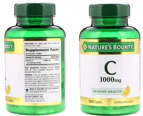 ויטמין C של חברת Nature's Bounty
