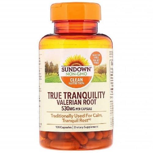 טבליות ולריאן של מותג Sundown Natural's
