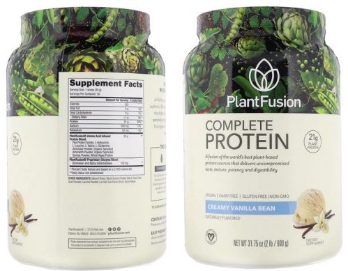 תוסף חלבון טבעוני שלם של PlantFusion