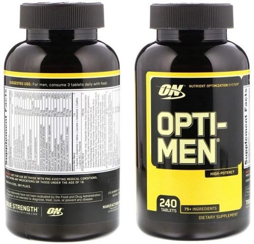 מולטי ויטמין לגבר Opti-Men של חברת אופטימום נוטרישן