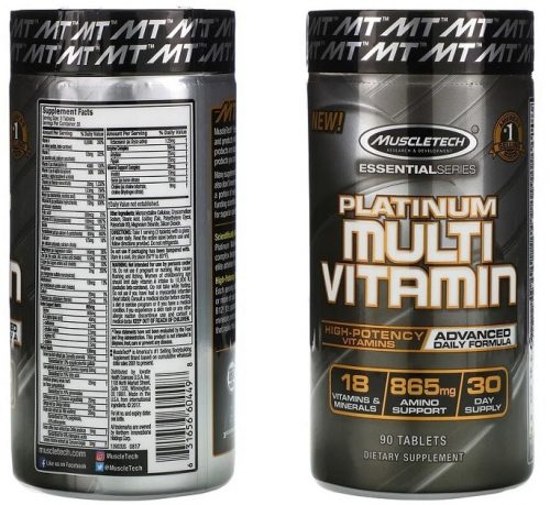 מולטי ויטמין פלטינום של MuscleTech