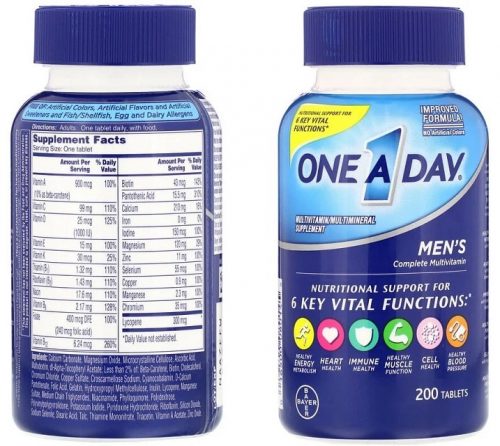 פורמולת בריאות לגבר לשימוש יומיומי מבית Bayer