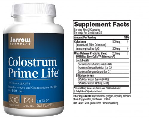 קולוסטרום פריים לייף של חברת Jarrow Formulas