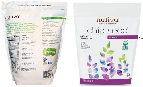 זרעי צ’יה של Nutiva Organic
