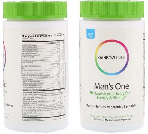 תוסף Men’s One של חברת Rainbow Light